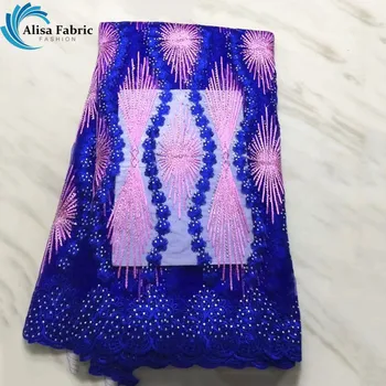 Most Popular African Embroidered Lace Fabric French Tulle Lace 5 Yards/Piece Nigerian Lace Fabric For Ladies Stones Long Dress
Most Popular African Embroidered Lace Fabric French Tulle Lace 5 Yards/Piece Nigerian Lace Fabric For Ladies Stones Long Dress