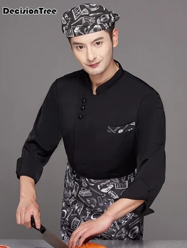 2020 restaurant chef kitchen work uniforms double breasted sushi bakery cafe waiter catering food service jacket
2020 restaurant chef kitchen work uniforms double breasted sushi bakery cafe waiter catering food service jacket