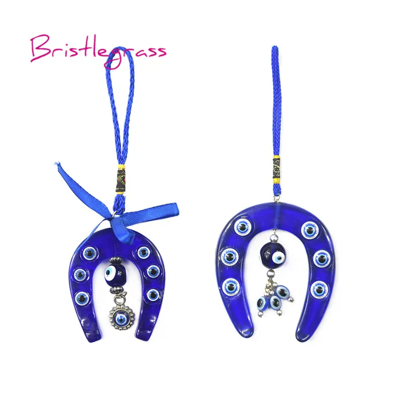 BRISTLEGRASS Turkish Blue Evil Eye Horseshoe Amulet Lucky Charm Wall Hanging Pendant Pendulum Blessing Protection Art Gift Decor
BRISTLEGRASS Turkish Blue Evil Eye Horseshoe Amulet Lucky Charm Wall Hanging Pendant Pendulum Blessing Protection Art Gift Decor