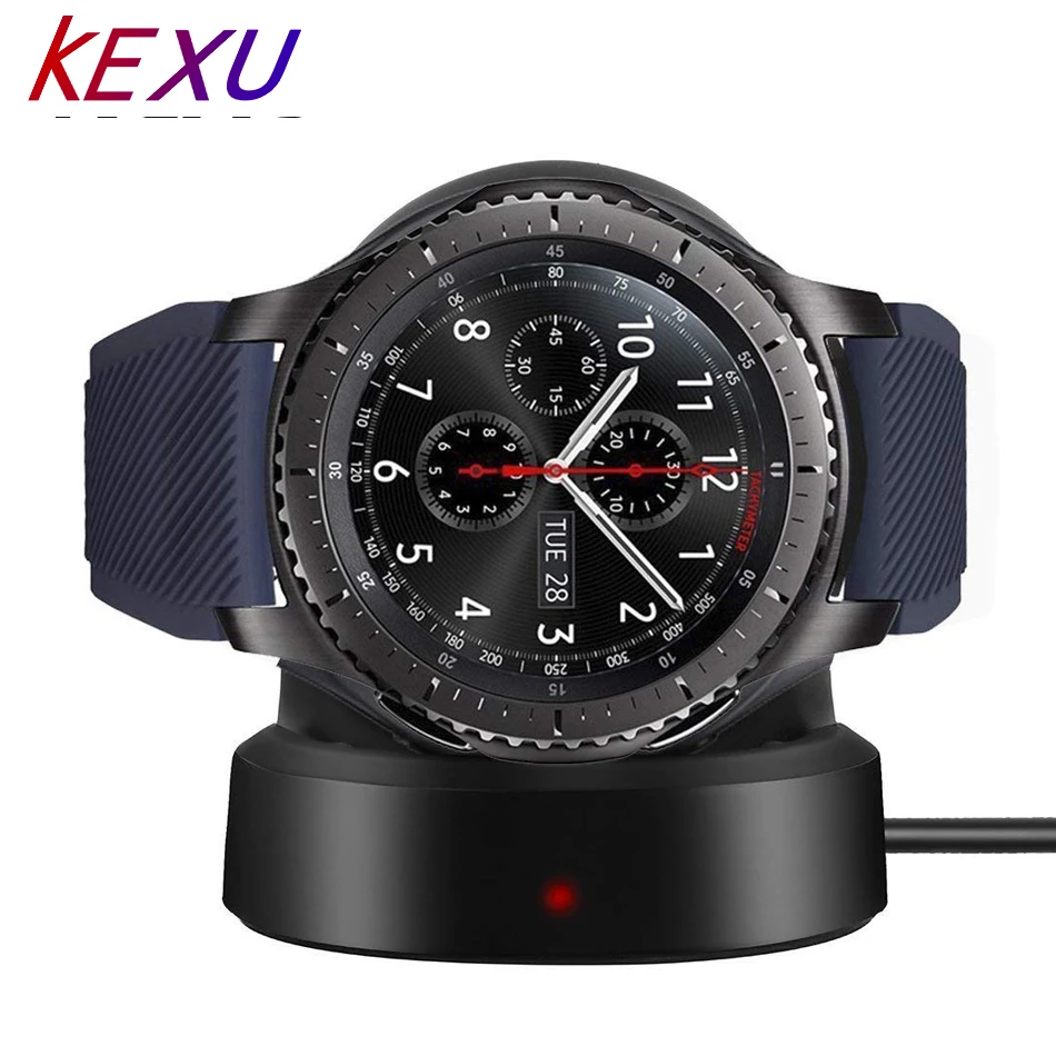 

KEXU Smart Watch QI Wireless Charger Pad For Samsung Gear S3 Classic/S3 frontier S2 Charging Dock Station Watch Wireless Charger