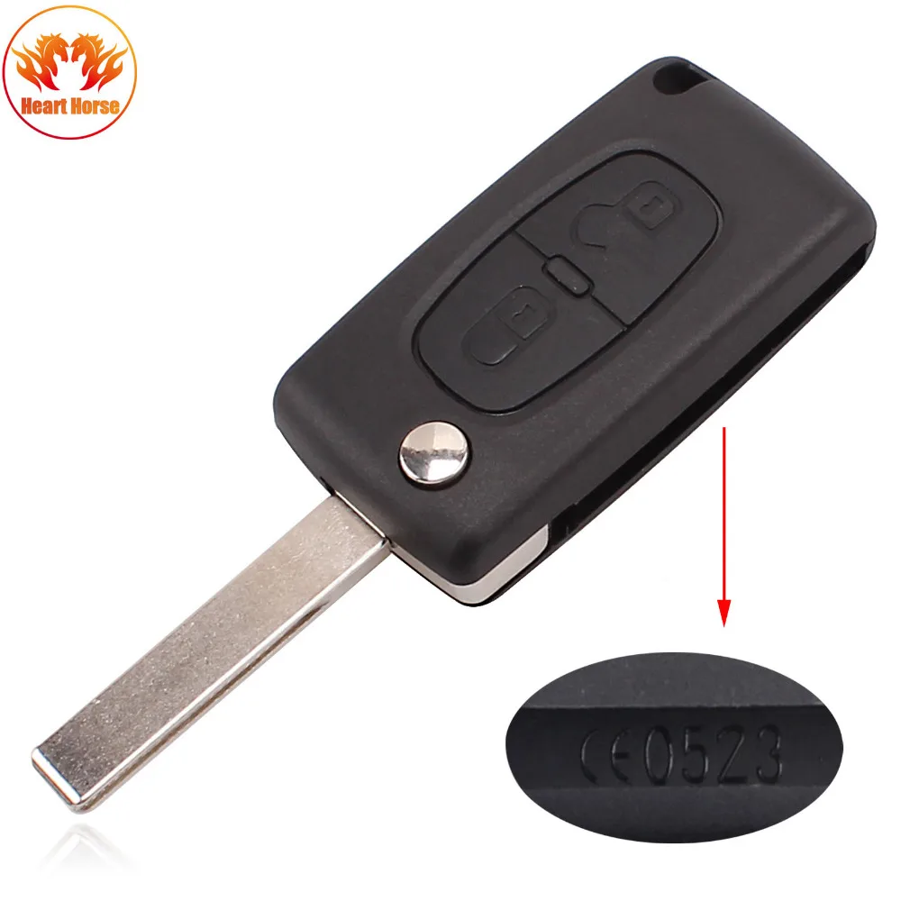 2 BUTTON REMOTE FLIP UNCUT KEY FOB CASE SHELL COVER FOR PEUGEOT 207 307 / CITREON C2 C5 WITH GROOVE WITHOUT BATTERY HOLDER
2 BUTTON REMOTE FLIP UNCUT KEY FOB CASE SHELL COVER FOR PEUGEOT 207 307 / CITREON C2 C5 WITH GROOVE WITHOUT BATTERY HOLDER