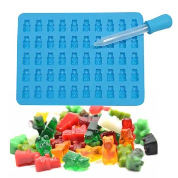 50 Hole Gummy Bears Silicone Mold Hard Silicone Candy Chocolate Dessert Mold Fondant Cake Decorating Baking Tools Party Supplies
50 Hole Gummy Bears Silicone Mold Hard Silicone Candy Chocolate Dessert Mold Fondant Cake Decorating Baking Tools Party Supplies