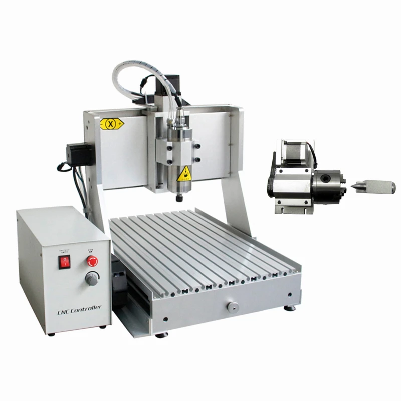 1.5KW 4axis cnc router drilling machine 3040ZH engraver milling with acceptable material thickness 130mm | Инструменты