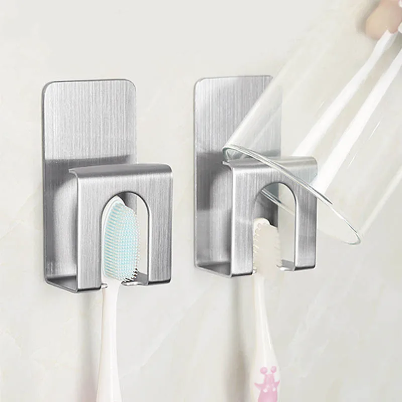 Yesello Stainless Steel Toothbrush Holder Wall Suction Bathroom Accessories Set Mug Toothbrush Toothpaste Holder
Yesello Stainless Steel Toothbrush Holder Wall Suction Bathroom Accessories Set Mug Toothbrush Toothpaste Holder