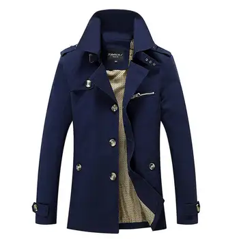 Nice New VogueFashion Trench Coat Men Plus Size 4XL Trench Men Solid 111% Cotton Casual Jacket Men Khaki Coats For Men
Nice New VogueFashion Trench Coat Men Plus Size 4XL Trench Men Solid 111% Cotton Casual Jacket Men Khaki Coats For Men