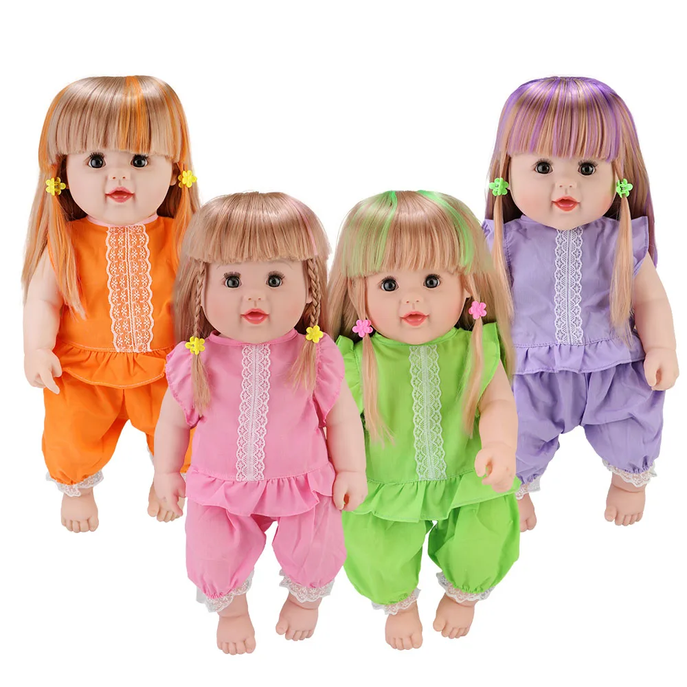 43cm-18inch silk CLOTH! 18inch Girl cotton Clothes doll lol accessory boneca Baby reborn toy Clothes Dress Fashion Gift
43cm-18inch silk CLOTH! 18inch Girl cotton Clothes doll lol accessory boneca Baby reborn toy Clothes Dress Fashion Gift