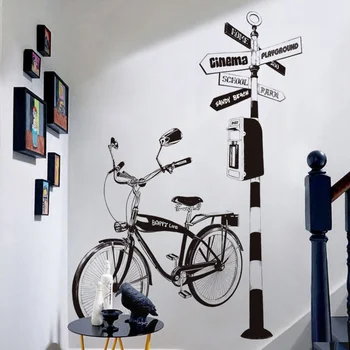 Creative hand-painted bicycle Wall Sticker of Living room Sofa background Decoration
Creative hand-painted bicycle Wall Sticker of Living room Sofa background Decoration