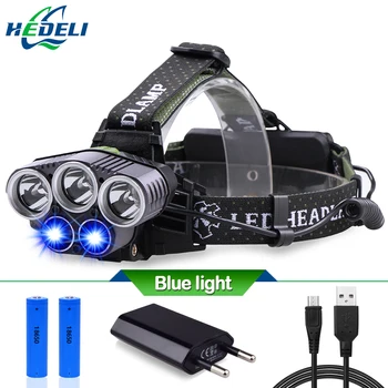 2019 Blue light Fishing light led head lamp rechargeable USB 5 LED head lamp CREE XML T6 XPE Q5 head flashlight torch headlight
2019 Blue light Fishing light led head lamp rechargeable USB 5 LED head lamp CREE XML T6 XPE Q5 head flashlight torch headlight