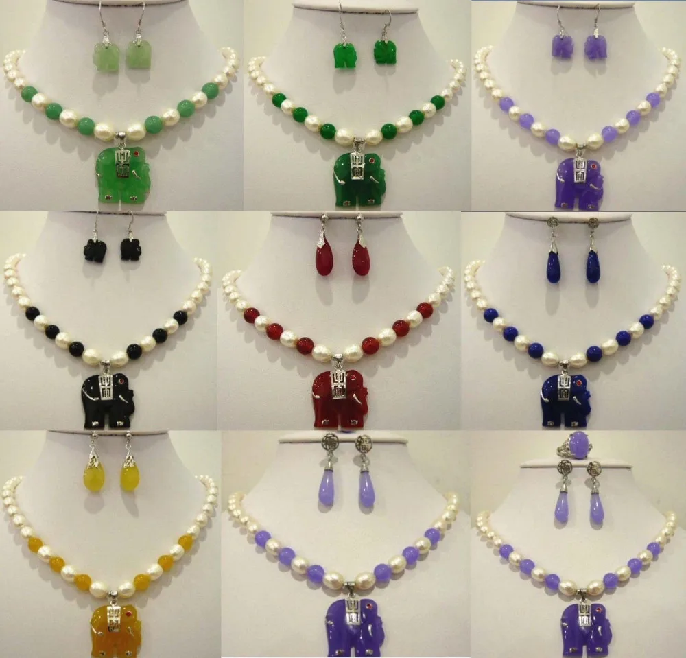 huij 003663 9 color-white pearl& green/purple/red/yellow jade elephant pendant necklace set can choose
huij 003663 9 color-white pearl& green/purple/red/yellow jade elephant pendant necklace set can choose
