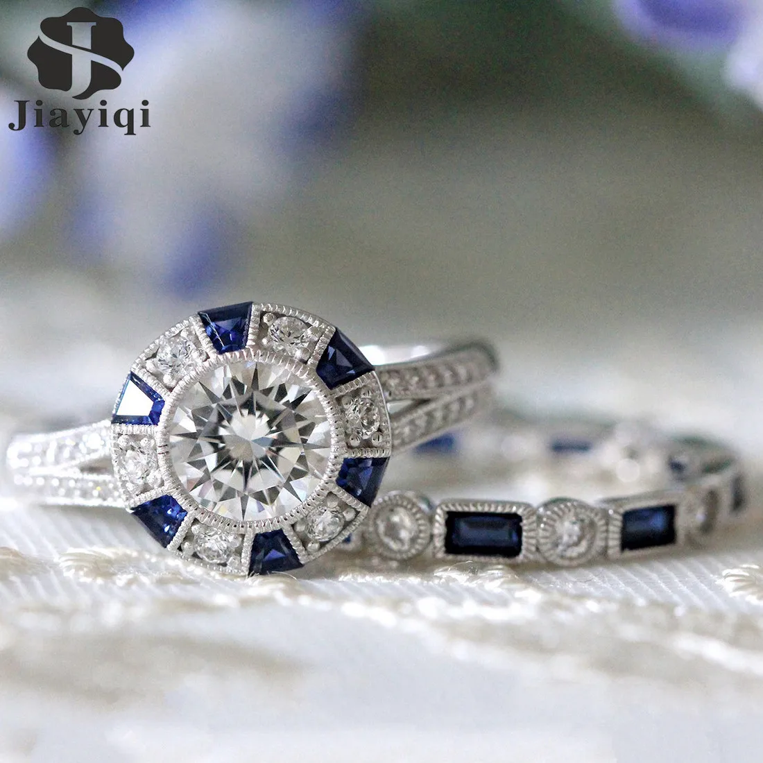 DALARAN 2019 NEW HOT Charm Gift Fashion 2pcs/Set Luxury Blue Wedding Ring For Woman Silver Plating Zircon Ring Jewelry
DALARAN 2019 NEW HOT Charm Gift Fashion 2pcs/Set Luxury Blue Wedding Ring For Woman Silver Plating Zircon Ring Jewelry