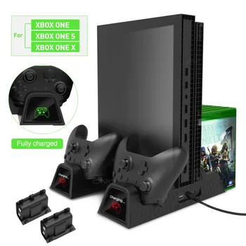 OIVO Cooling Vertical Stand Dual Controller Charger Charging Station Cooling Fans with Batteries for Xbox ONE/S/X Game Console
OIVO Cooling Vertical Stand Dual Controller Charger Charging Station Cooling Fans with Batteries for Xbox ONE/S/X Game Console