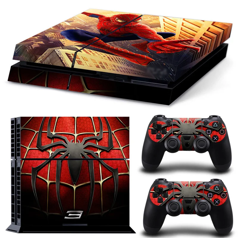 Spiderman PS4 Skin Sticker For Sony Playstation 4 PS4 Console Protector Film And Cover Decals Of 2 Controller
Spiderman PS4 Skin Sticker For Sony Playstation 4 PS4 Console Protector Film And Cover Decals Of 2 Controller