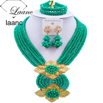 Laanc Fashion Cyan Green Nigerian Jewelry Set African Wedding Beads Crystal Bridal Jewelry Sets for Women 6CHLK011
Laanc Fashion Cyan Green Nigerian Jewelry Set African Wedding Beads Crystal Bridal Jewelry Sets for Women 6CHLK011