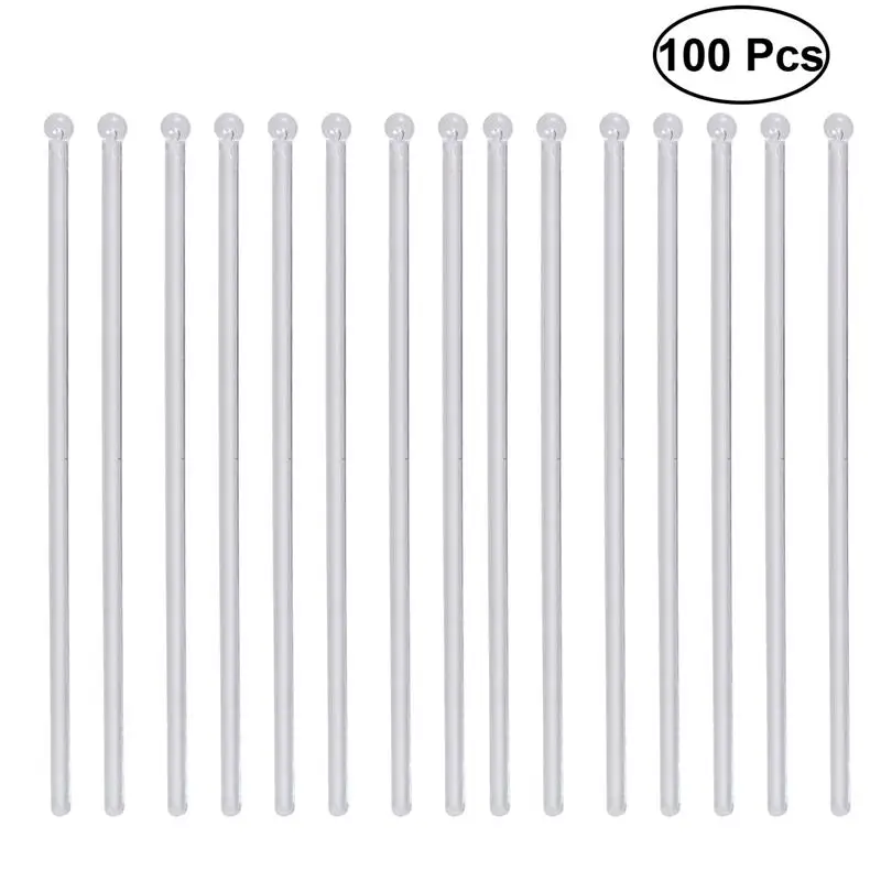 100Pcs Transparent Cocktail Drink Bar Muddler Round Head Plastic Stirring Mixing sticks Ladle Stirrer Swizzle Stick
100Pcs Transparent Cocktail Drink Bar Muddler Round Head Plastic Stirring Mixing sticks Ladle Stirrer Swizzle Stick