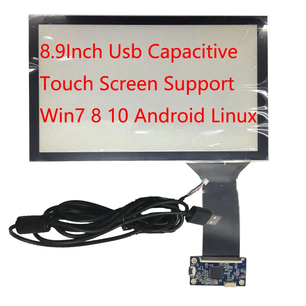 8,9 дюймовый USB сенсорный экран 10 пальцев сенсорная Поддержка Win7 8 10 Raspberry Pi Linux Android
8,9 дюймовый USB сенсорный экран 10 пальцев сенсорная Поддержка Win7 8 10 Raspberry Pi Linux Android