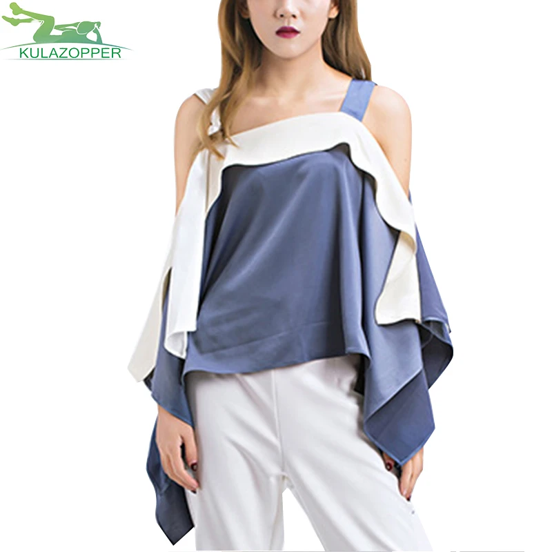 2018 Summer Women Elegant Irregular Silk Ruffled Chiffon Blouses Strap Patchwork Off Shoulder Batwing Sleeve Blusas Shirts ZS027
2018 Summer Women Elegant Irregular Silk Ruffled Chiffon Blouses Strap Patchwork Off Shoulder Batwing Sleeve Blusas Shirts ZS027