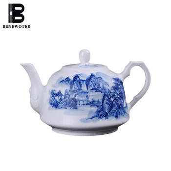 400ml Jingdezhen Large Capacity Ceramic Teapot Handmade Blue and White Porcelain Tea Pot Kung Fu Tea Set Puer Teaware Kettle
400ml Jingdezhen Large Capacity Ceramic Teapot Handmade Blue and White Porcelain Tea Pot Kung Fu Tea Set Puer Teaware Kettle