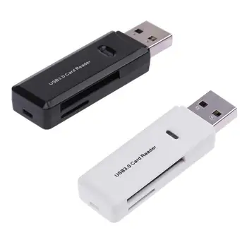 Mini USB 3.0 High Speed Card Reader Support for Micro SD TF SD MMC XC Card with LED Indicator Memory Card Readers Black White
Mini USB 3.0 High Speed Card Reader Support for Micro SD TF SD MMC XC Card with LED Indicator Memory Card Readers Black White