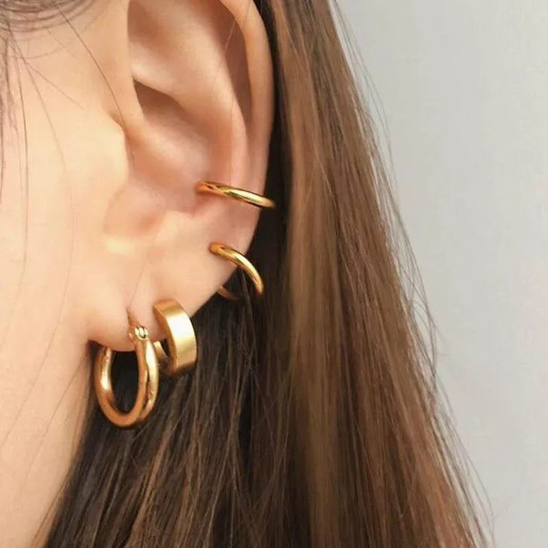 Cartilage Earring Hoop Earrings Set Small Hoop Earring for Women 3 Prs Set Jewelry Gift
Cartilage Earring Hoop Earrings Set Small Hoop Earring for Women 3 Prs Set Jewelry Gift