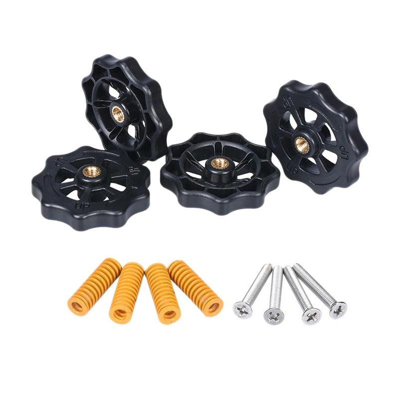 3D Printer Parts M4X40 Screws Auto Leveling Nut Spring Screw Hotbed Spring Kit for Heated Bed Cr10 Ender-3
3D Printer Parts M4X40 Screws Auto Leveling Nut Spring Screw Hotbed Spring Kit for Heated Bed Cr10 Ender-3