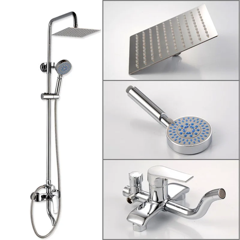 Bathroom Shower Set Brass Chrome Wall Mounted Shower Faucet 8" Shower Head Water Saving Nozzle Aerator High Pressure Shower Set
Bathroom Shower Set Brass Chrome Wall Mounted Shower Faucet 8" Shower Head Water Saving Nozzle Aerator High Pressure Shower Set