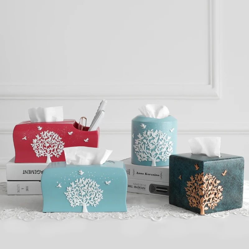 Resin Creative Tissue Box whit Tree Pattern Decorative Boxes Home Decor Organizer Tissue Roll Paper Box Holder Storage Tissuebox
Resin Creative Tissue Box whit Tree Pattern Decorative Boxes Home Decor Organizer Tissue Roll Paper Box Holder Storage Tissuebox