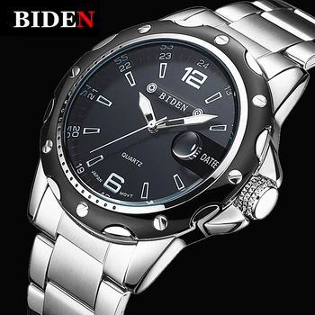 BIDEN Top Brand Luxury Wrist Watch Men Military Army Sport Male Clock Stainless Steel Date Men's Business Quartz Watches 2018
BIDEN Top Brand Luxury Wrist Watch Men Military Army Sport Male Clock Stainless Steel Date Men's Business Quartz Watches 2018