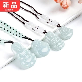 Natural JADESt pendant carved light green Guanyin and Buddha Pendant Necklace exquisite jewelry for men and women
Natural JADESt pendant carved light green Guanyin and Buddha Pendant Necklace exquisite jewelry for men and women