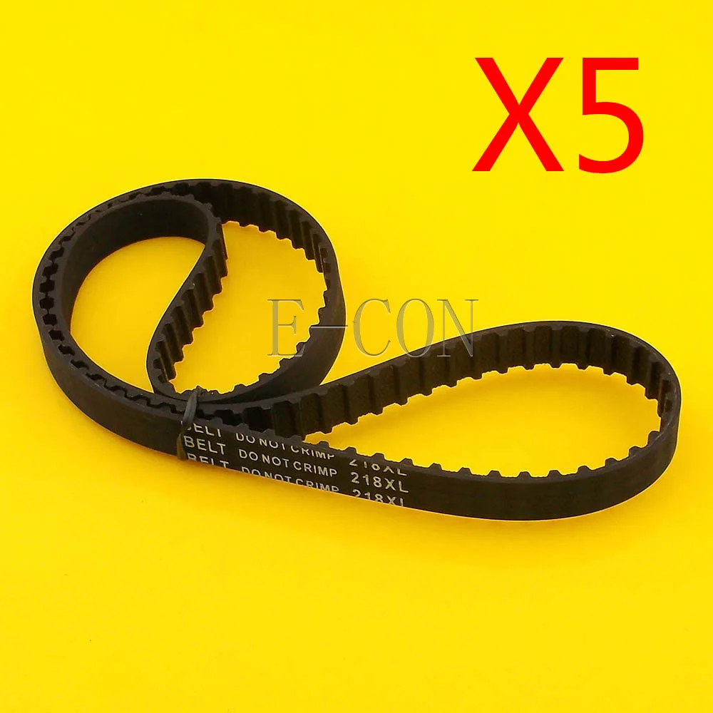 5 шт. 218XL Ремень ГРМ L039 109 зубьев ширина 0 39 дюйма (10 мм) XL положительный приводной