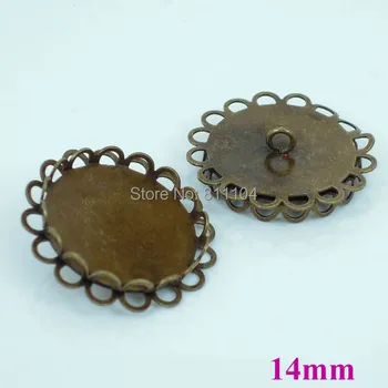 14mm Blank Double Round Hollow Lace Bezel Cabochon Bases Settings Caps Buttons Back Loop Findings Antique Bronze Plated Brass
14mm Blank Double Round Hollow Lace Bezel Cabochon Bases Settings Caps Buttons Back Loop Findings Antique Bronze Plated Brass