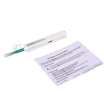 2.5mm 800 Times One-Click Fiber Optic Connector Smart Cleaner Pen Cleaning Tool Universal for SC ST FC Adapter Ferrule
2.5mm 800 Times One-Click Fiber Optic Connector Smart Cleaner Pen Cleaning Tool Universal for SC ST FC Adapter Ferrule