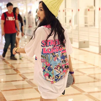 19 spring and summer new maternity dress behind color printing loose long section short-sleeved pregnant women T-shirt skirt
19 spring and summer new maternity dress behind color printing loose long section short-sleeved pregnant women T-shirt skirt