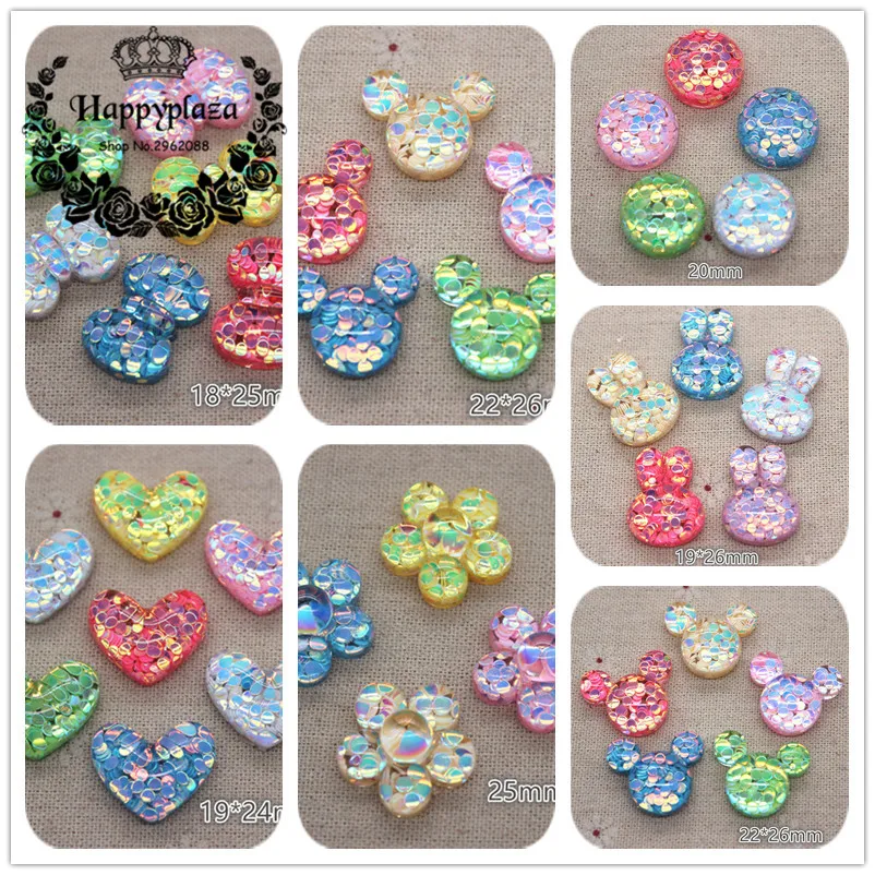 10pcs Big Size New Mix Colors Glitter Filled Resin Flower/Bow/Rabbit/Round/Heart Flatback Cabochon DIY Phone/Craft Decoration
10pcs Big Size New Mix Colors Glitter Filled Resin Flower/Bow/Rabbit/Round/Heart Flatback Cabochon DIY Phone/Craft Decoration