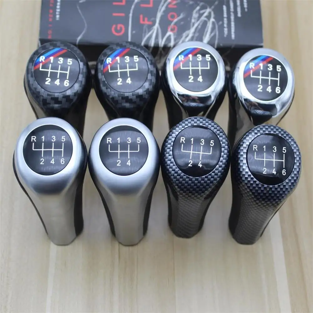 5 / 6 Speed Gear Shift Knob Carbon Fiber Leather For BMW 1 3 5 6 Series E30 E32 E34 E36 E38 E39 E46 E53 E60 E63 E83 E84 E90 E91
5 / 6 Speed Gear Shift Knob Carbon Fiber Leather For BMW 1 3 5 6 Series E30 E32 E34 E36 E38 E39 E46 E53 E60 E63 E83 E84 E90 E91