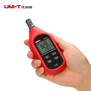 UNI-T Mini Household Temperature Humidity Meter LCD Digital Thermometer Hygrometer Indoor C/F Air Moisture Sensor Monitor
UNI-T Mini Household Temperature Humidity Meter LCD Digital Thermometer Hygrometer Indoor C/F Air Moisture Sensor Monitor