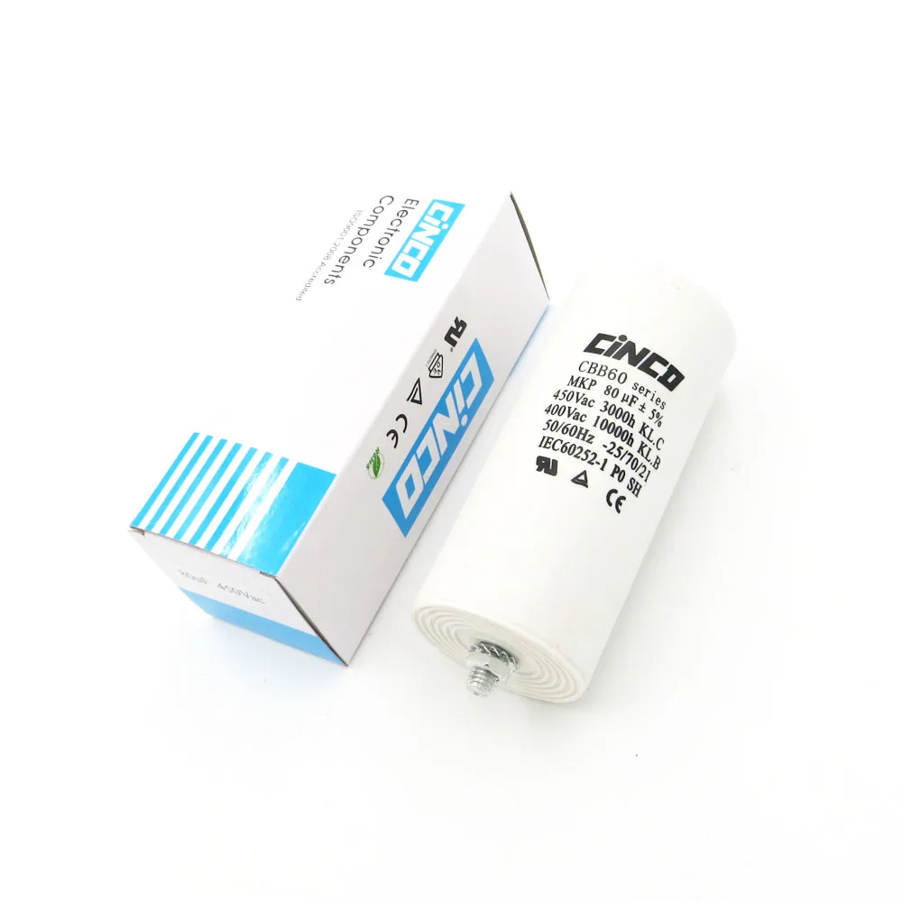 80UF 400V 450V CBB60 Motor Run Capacitor wire SH DB Polypropylene Film Ac 450VAC Water Pump electrical engine 80mfd 80mf
80UF 400V 450V CBB60 Motor Run Capacitor wire SH DB Polypropylene Film Ac 450VAC Water Pump electrical engine 80mfd 80mf