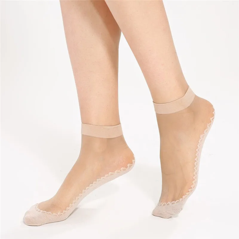5 Pair Summer Style Skin Color/Black Sock Thin Transparent Socks Elastic Short Wear-Resistant Bottom Women Socks
5 Pair Summer Style Skin Color/Black Sock Thin Transparent Socks Elastic Short Wear-Resistant Bottom Women Socks