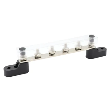 Marine Caravan Bus Bar Electrical Terninal Junction Block Box 6 Way M6 100Amp 12V 24V Terminal Stud Bus Bar
Marine Caravan Bus Bar Electrical Terninal Junction Block Box 6 Way M6 100Amp 12V 24V Terminal Stud Bus Bar