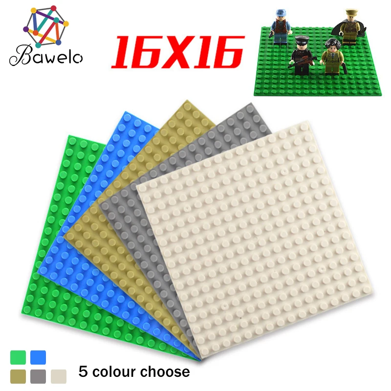 5Colors 16*16 small Dots Plastic Bricks Base Plate Building Blocks Parts DIY Educational Figures Floors Best Children Gift Toys
5Colors 16*16 small Dots Plastic Bricks Base Plate Building Blocks Parts DIY Educational Figures Floors Best Children Gift Toys