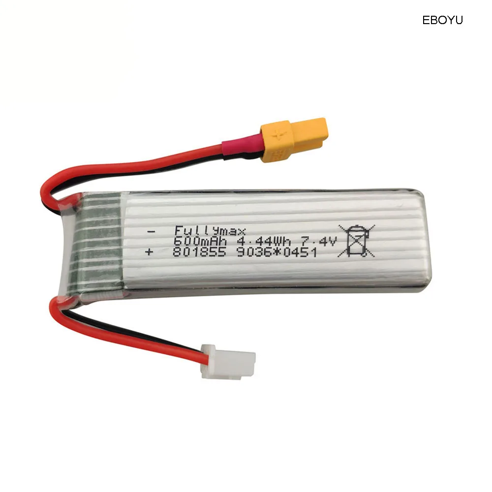 EBOYU 7,4 V 600mAh литий-полимерный аккумулятор для XK K130 бесщеточный двигатель RC вертолет сменный аккумулятор
EBOYU 7,4 V 600mAh литий-полимерный аккумулятор для XK K130 бесщеточный двигатель RC вертолет сменный аккумулятор