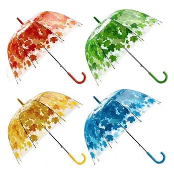 rain women men 4 color Umbrella Transparent Thicken Mushroom Umbrella Long Handle Umbrella Green Leaves Rain Clear 50RR329
rain women men 4 color Umbrella Transparent Thicken Mushroom Umbrella Long Handle Umbrella Green Leaves Rain Clear 50RR329