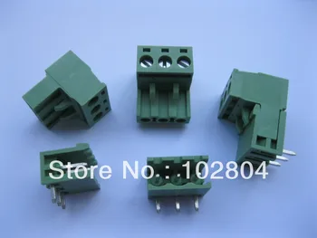 120 Pcs Pitch 5.08mm Angle 3way/pin Screw Terminal Block Connector Pluggable Type Green 2EDCK-2EDCR-5.08
120 Pcs Pitch 5.08mm Angle 3way/pin Screw Terminal Block Connector Pluggable Type Green 2EDCK-2EDCR-5.08