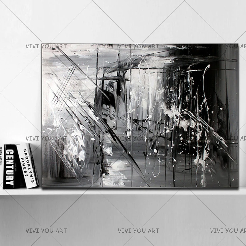 Handmade high quality thick knife abstract oil painting Silver gray lines abstract on Canvas Painting Decor Oil Painting art
Handmade high quality thick knife abstract oil painting Silver gray lines abstract on Canvas Painting Decor Oil Painting art