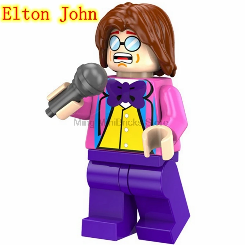 Legoing Movie Marvel Super Heroes British Music Singer Elton John Building Blocks Toys for Children Legoings Action Figures
Legoing Movie Marvel Super Heroes British Music Singer Elton John Building Blocks Toys for Children Legoings Action Figures
