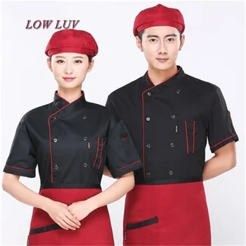 2017 Summer Short-sleeved Chef service Hotel working wear Restaurant work clothes Tooling uniform Chef Jackets 6 color
2017 Summer Short-sleeved Chef service Hotel working wear Restaurant work clothes Tooling uniform Chef Jackets 6 color