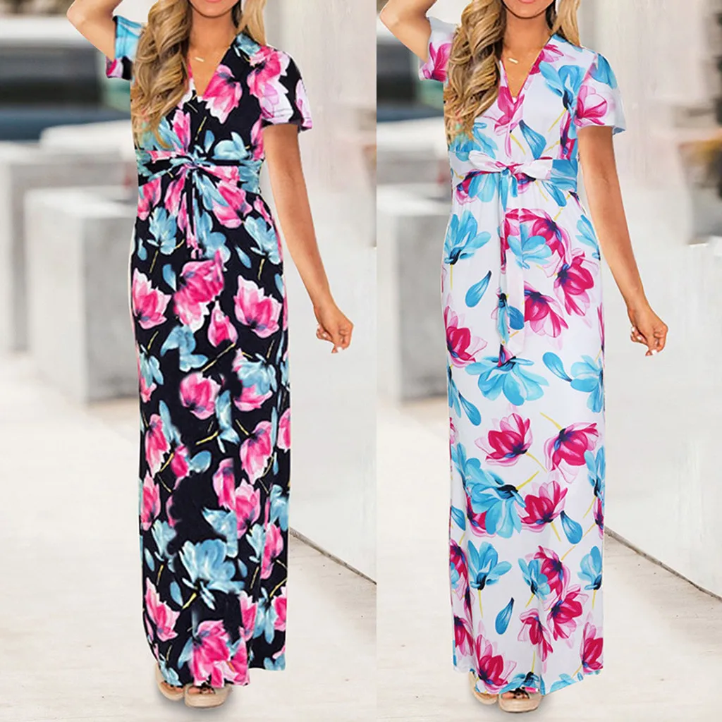 2019 Summer Women's Dresses Floral Bodycon Derss feminine Elegant Short Sleeve Long Casual Dress vestidos
2019 Summer Women's Dresses Floral Bodycon Derss feminine Elegant Short Sleeve Long Casual Dress vestidos
