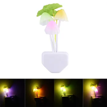 10PCS Romantic Colorful LED 110-220V 3 LEDS Mushroom Night Light Bed Lamp Home Illumination Light Sensor Automatic Startup
10PCS Romantic Colorful LED 110-220V 3 LEDS Mushroom Night Light Bed Lamp Home Illumination Light Sensor Automatic Startup
