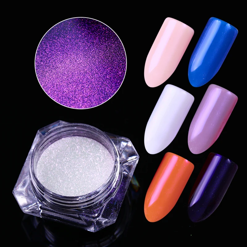 1g BORN PRETTY Nail Powder Silver Purple Blue Mirror Pearl Powder Nail Art Dust Pigment Shining Nail Glitters
1g BORN PRETTY Nail Powder Silver Purple Blue Mirror Pearl Powder Nail Art Dust Pigment Shining Nail Glitters