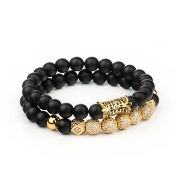 2018 2pc/set Crystal Ball Ethnic Hollow Rivet Charm Bracelets Set For Women Men Jewelry Matte Beaded Bracelet Accessories
2018 2pc/set Crystal Ball Ethnic Hollow Rivet Charm Bracelets Set For Women Men Jewelry Matte Beaded Bracelet Accessories