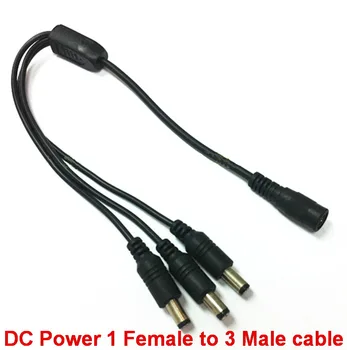 High quality 100PCS DC Power Splitter Adaptor Cable 5.5x2.1mm 1 Female to 3 Male cable For CCTV Free Shipping
High quality 100PCS DC Power Splitter Adaptor Cable 5.5x2.1mm 1 Female to 3 Male cable For CCTV Free Shipping